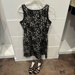 Little Mistress Black Sheath Cocktail Dress
